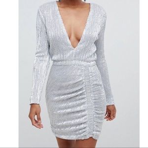 Lavish Alice sequin embellished mini dress
